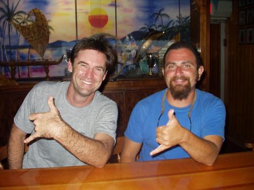 Bill & Ken at the Lahaina Yacht Club