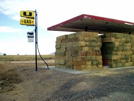 Where horses can say, "Fill 'er up!"