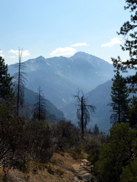 Glacier Monument and our trail
