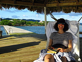 Meanwhile, Lori settles down in the palapa