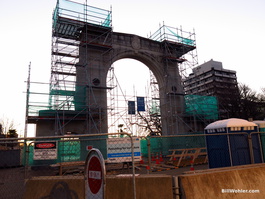 The arch at the end of ReSTART mall gets a facelift