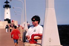 Hanging out on the breakwater