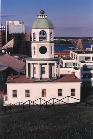 The clock tower (a Halifax landmark)