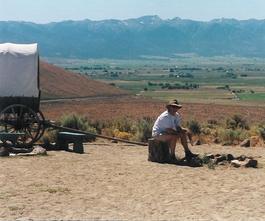 Bill at the Oregon Trail Interpretive Center