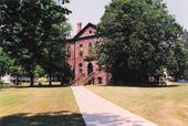 Fine brownstone building, now the National Park Headquarters