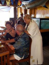 Alice sings for a friend