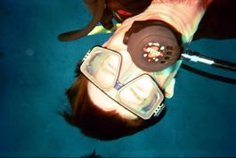 Self portrait at safety stop #2