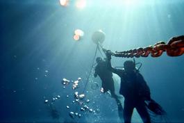 Ken and Dave doing their safety stop