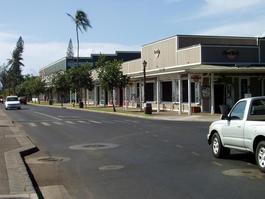 Near the end of the strip is the Hard Rock Cafe