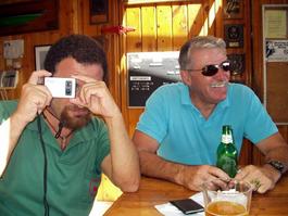 Ken and Dan the beertender