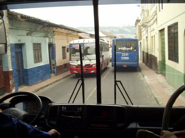 Big buses in little streets