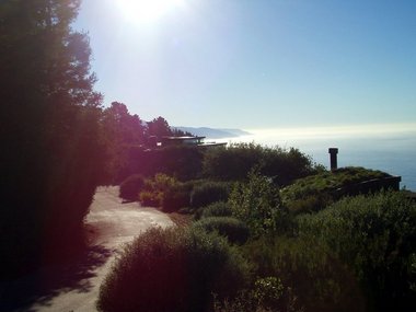 View of the Sierra Mar from our room