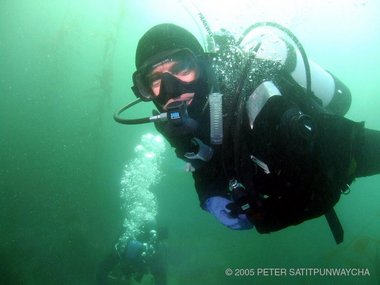 Bill happy to dive in Monterey