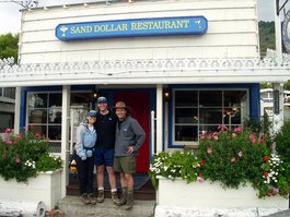 Bill, Jason, and Sara at the Sand Dollar