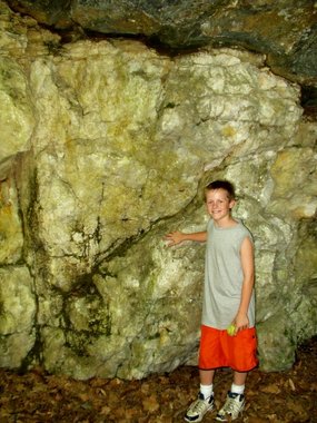 Andrew at the Quartz Mines