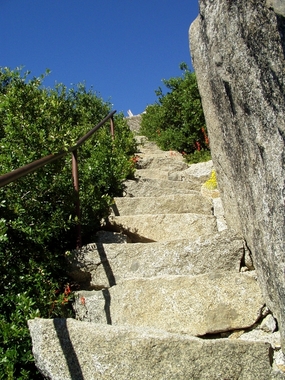 Steps to overlook