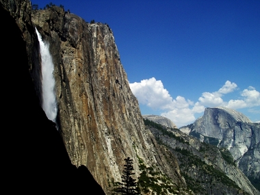 Yosemite Falls and Half Dome