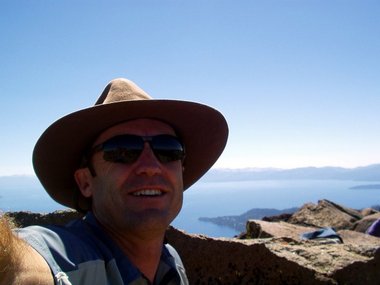 Bill on Rose Knob Peak