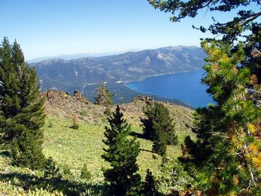 Trees, rocks, and lakes