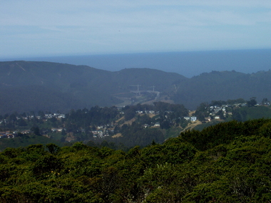 View of the Devil's Slide construction