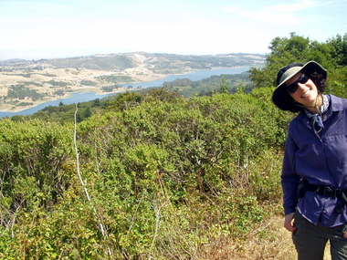 Lori and the Lower Crystal Springs Reservoir