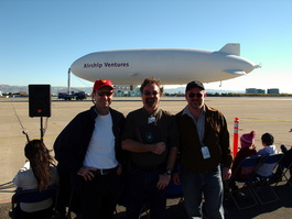 Bill, Jeff, and Mark and the zeppelin