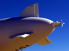 Detail of the zeppelin’s tail