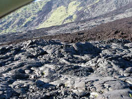 Different lava shapes and flows 
