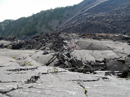 The crumpled floor of Kilauea Iki