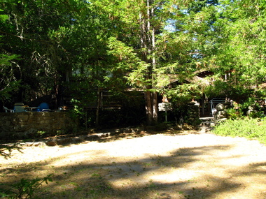 The Sanborn Park Hostel, trying not to be seen...