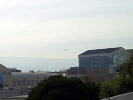 SOFIA cruises past the 40x80 wind tunnel