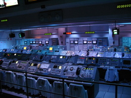 Actual equipment from the Apollo control
                       room