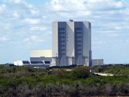The vehicle assembly building (VAB)