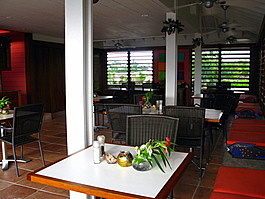 The dining room