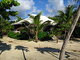 Our two-bedroom, two-bath villa from the beach