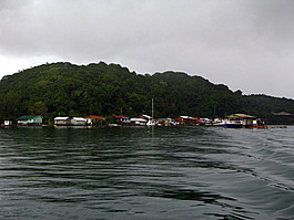 A fishing village whose only access is by sea