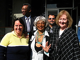 Sally, Nichelle, Jim, and Wendy live long and prosper