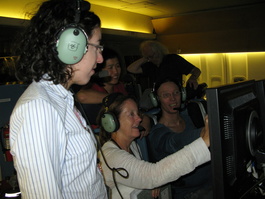 Maureen and Jennifer like what they see while Erin looks on