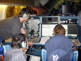 Holger and Karen operate the telescope