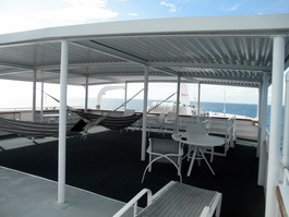 The sun deck (Photo by Keith Hebert)