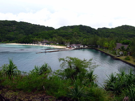 The Palau Pacific Resort (PPR) from the Sunset Hut