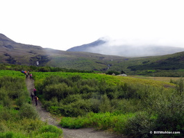 The hikers set off for their last hike