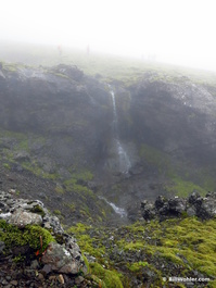 There are a lot of waterfuls in Iceland