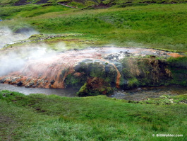 Still more boiling water enters the stream