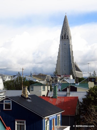 Our view of the Hallgrímskirkja from our hotel room