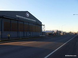 The hangars where we were based