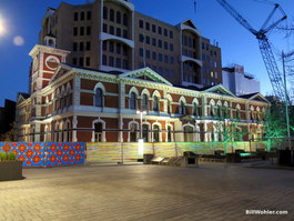 A beautiful old building in the Cathedral Square