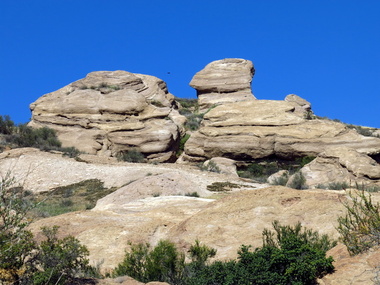 More consolidated sandstone