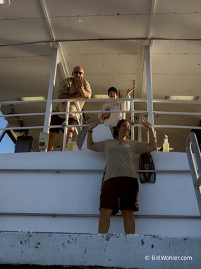 Rob, Deb, and Alizee bid us adieu