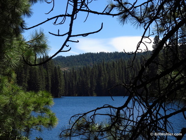 Towards the top of the main portion of Lyons Reservoir